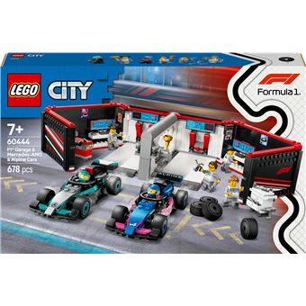 LEGO ® City 60444 F1 ® Garage mit Mercedes-AMG & Alpine Rennautos - 1