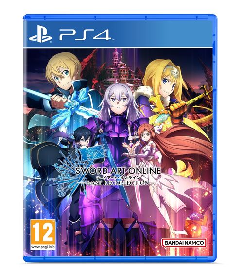 Pochette avant du jeu Sword Art Online Last Recollection PS4