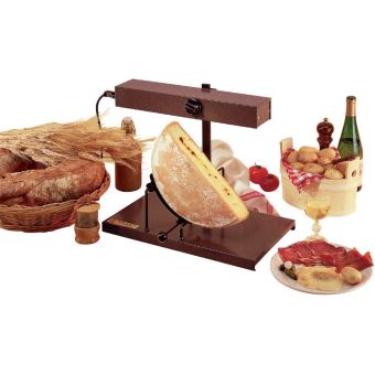 Raclette Louis Tellier Bron Coucke Traditionnelle Alpage Demi-Fromage RACL01 900 W - 1