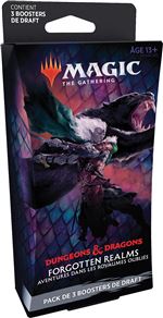 Pack de 3 boosters Draft Magic The Gathering Forgotten Realms