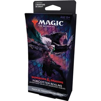 Pack de 3 boosters Draft Magic The Gathering Forgotten Realms