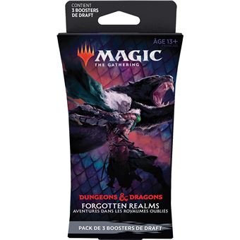 Pack de 3 boosters Draft Magic The Gathering Forgotten Realms