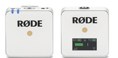 Caméra avec microphone sans fil Rode Wireless Go Blanc