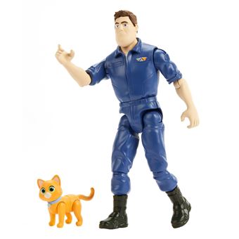 Figurine articulée Disney Pixar Buzz l'éclair combinaison de pilote 12 cm