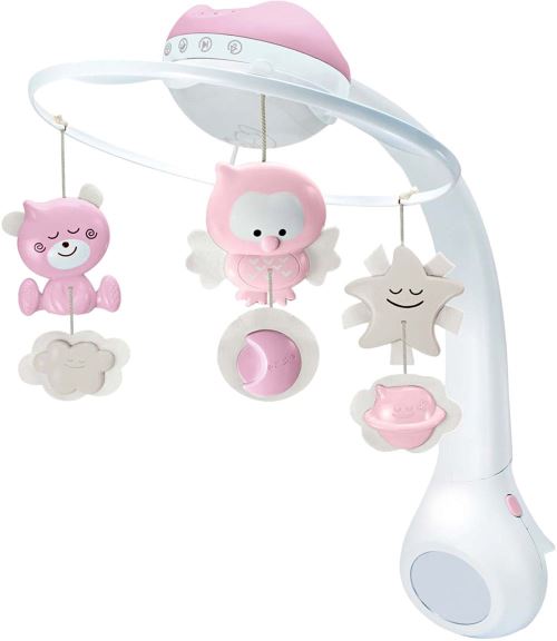 Infantino - Projecteur musical mobile 3 en 1 Douce Nuit - Rose - Image 3