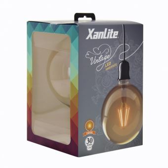 Ampoule globe G125 Xalite culot E27 Vintage filament 3.8 W 30 W Equipements electriques pour luminaire Achat prix fnac
