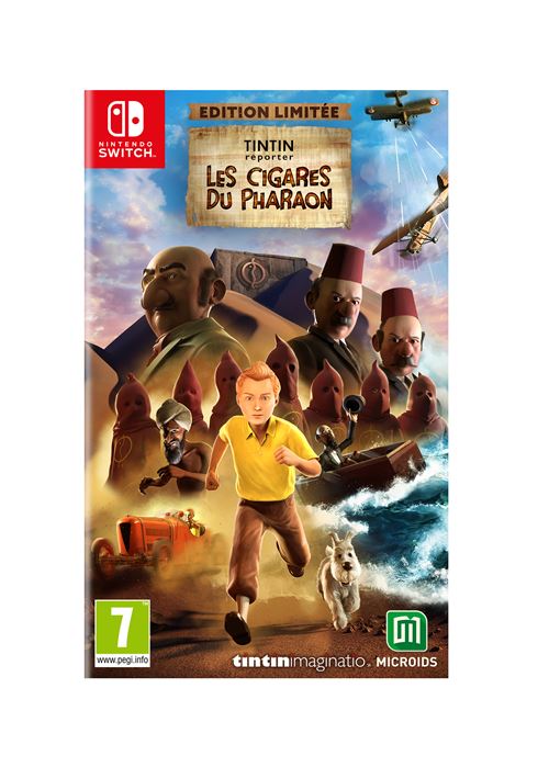 Tintin Reporter Les Cigares Du Pharaon Edition Limitée Nintendo Switch