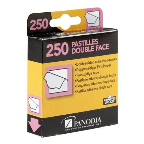 Set de 250 pastilles adhésives double-face Panodia