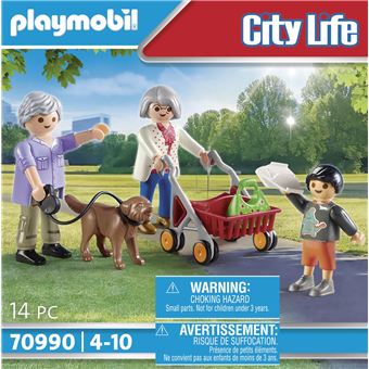 Playmobil City Life 70990 Grands-parents avec petit-fils