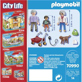 Playmobil City Life 70990 Grands-parents avec petit-fils