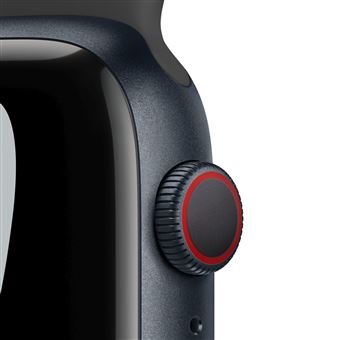 peine patrimonio Espacioso Apple Watch Nike Series 7 GPS + Cellular, boîtier Aluminium Minuit 45mm  avec Bracelet Nike Sport Anthracite Noir - Apple Watch - Achat & prix | fnac
