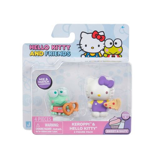 Figurines Hello Kitty Blister de 2 Personnages de 5 cm Modèle aléatoire