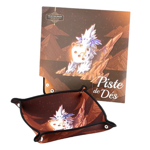 Boite de Piste de dés Wogamat Adélaïde Terre 21 x 21 cm