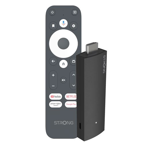Passerelle multimédia Strong LEAP-UNA Stick Google TV 4K Chromecast Noir