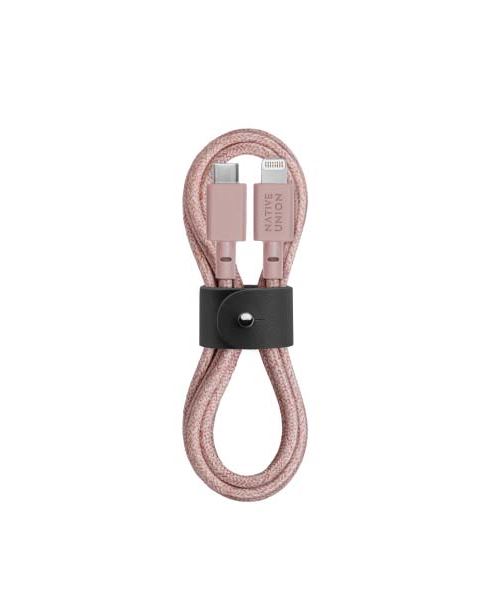 Câble ceinture Native Union USB-C vers Lightning Rose 1,2m