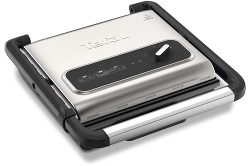 Tefal Inicio GC242D12 Adjust - Gril -électrique - 745 cm ² - gris argenté/noir