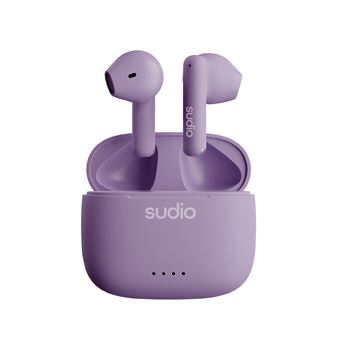 Ecouteurs intra-auriculaires sans fil Sudio A1 Violet Clair