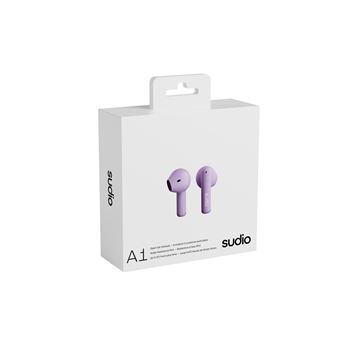 Ecouteurs intra-auriculaires sans fil Sudio A1 Violet Clair