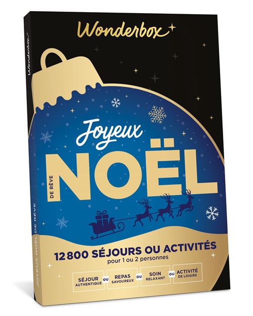 Coffret cadeau Wonderbox Joyeux Noël de rêve