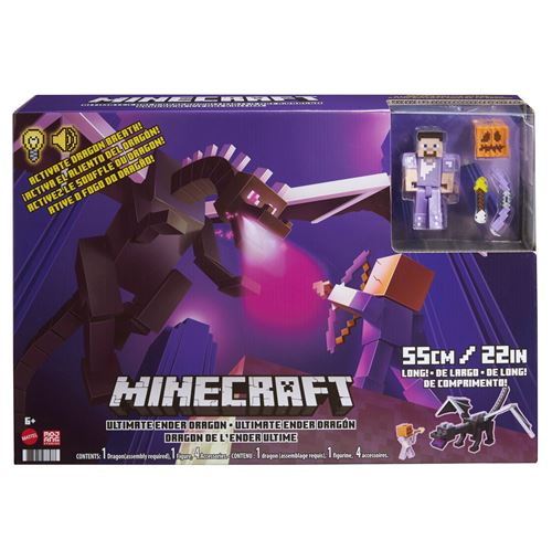 Coffret Figurine Minecraft Dragon Ultime Ender 50 cm