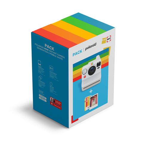 Coffret Fnac Darty Appareil photo instantané Polaroid Now Génération 3 + 16 films