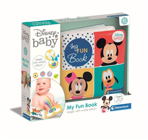 Jeu d'éveil Clementoni Mon premier livre Baby Mickey