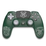 Harry Potter - Manette Sans Fil PS4 - Prise Jack - Boutons Lumineux - Serpentard - Vert