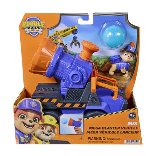 Ruben & Compagnie Multicolore Coffret Mega Véhicule Lanceur Et Figurine De Mix