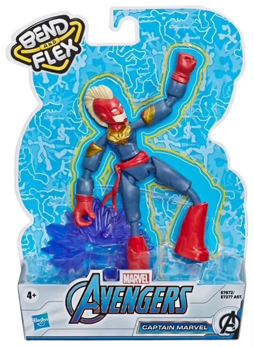 Figurine Marvel Avengers Captain Marvel Bend and Flex 15 cm