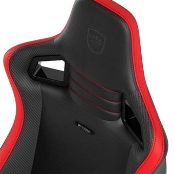 Siège gaming Noblechairs Epic Compact Noir Carbon et Rouge