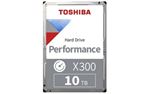 Toshiba X300 - Disque dur - 10 To - interne - 3.5" - SATA 6Gb/s - 7200 tours/min - mémoire tampon : 256 Mo