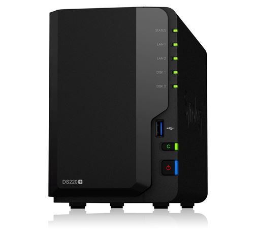 Serveur Nas Synology Diskstation ds220+ Noir
