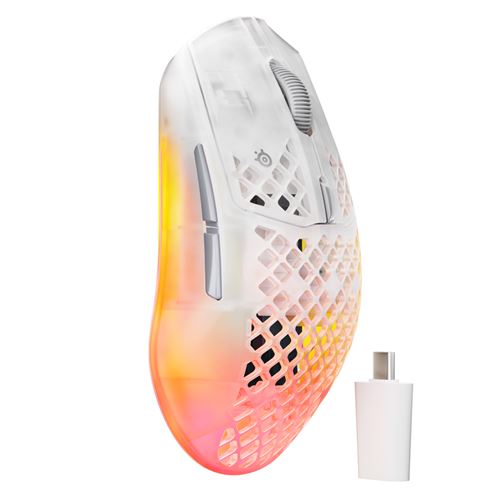 Ratón SteelSeries Aerox 3 Wireless Gen 2 Sans Fil 26000 DPI 6 Boutons - vue 3