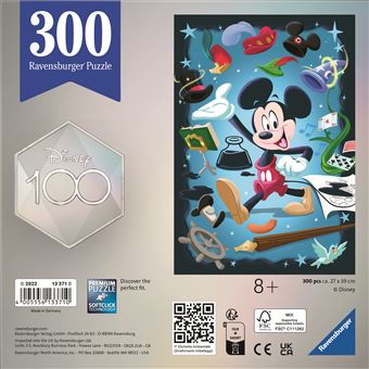 Puzzle Ravensburger Disney 100 Mickey 300 pièces