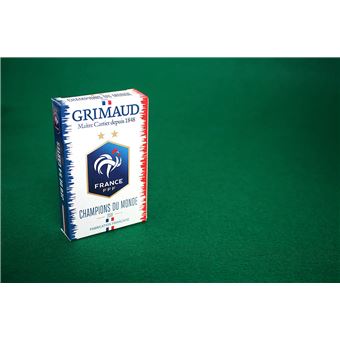 Blister de 54 cartes Grimaud FFF Champion du Monde 2018