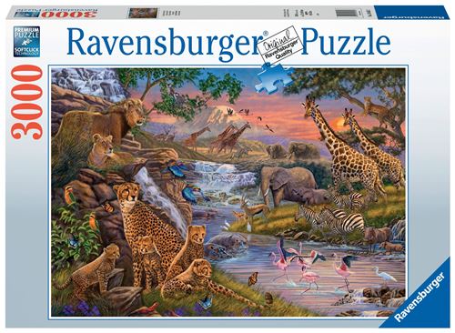 Rave Puzzle 3000 Pièces Ravensburger Le Règne Animal