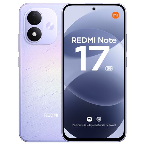 Smartphone Xiaomi Redmi Note 17 6,99" 5G Double nano SIM 128 Go Violet