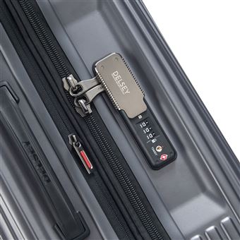 Valise extensible Delsey Securitime Zip 68 cm Anthracite