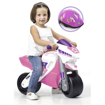 Draisienne Feber Porteur Moto 2 Racing Rose