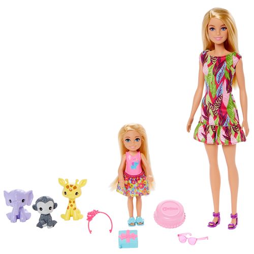 Coffret anniversaire Barbie et Chelsea