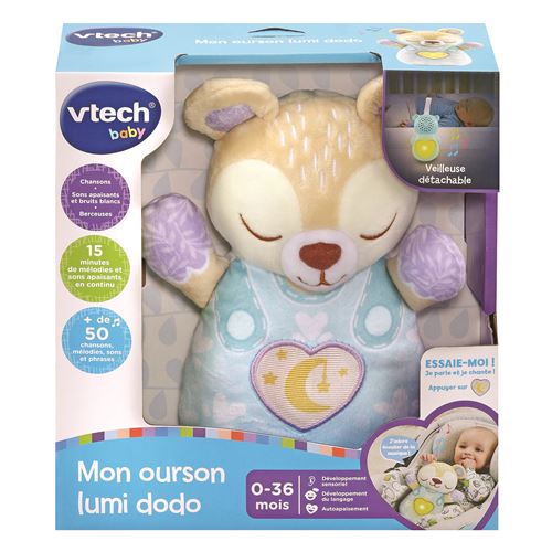 Peluche Mon Ourson Lumi Dodo Vtech La Peluche - vue 4