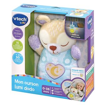 Peluche interactive Vtech Baby Mon ourson Lumi Dodo
