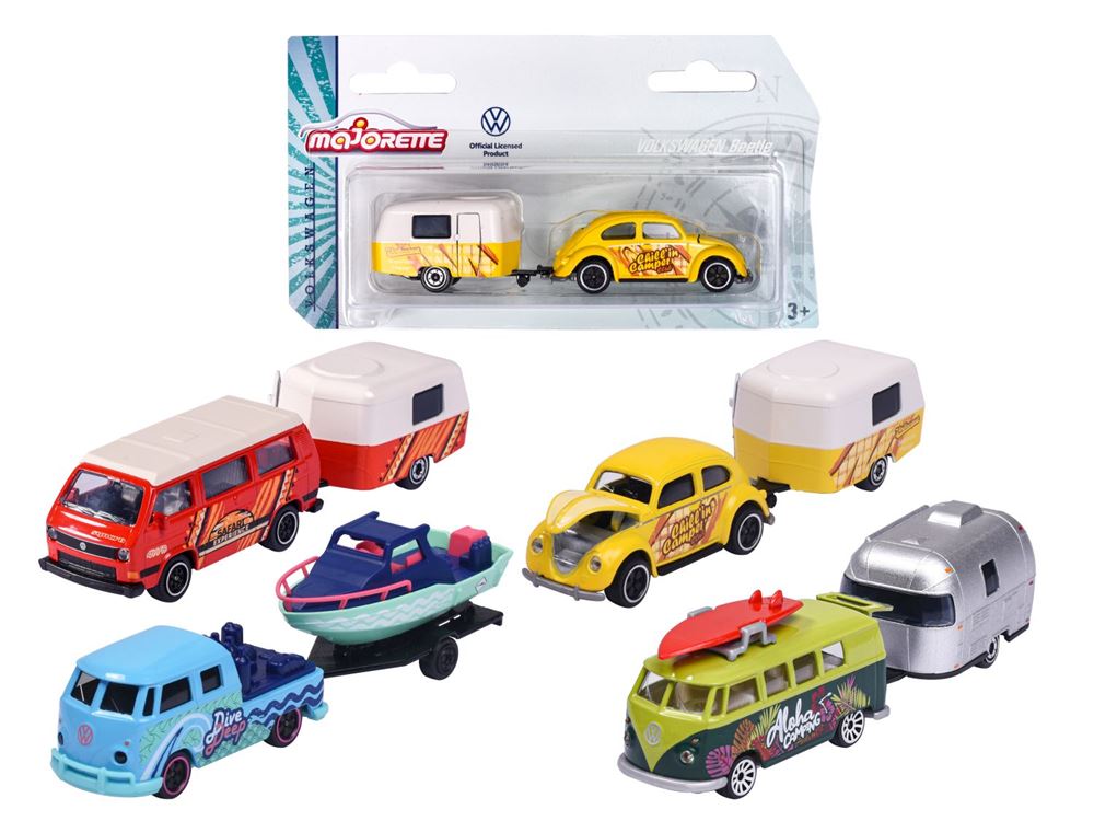 -2€40 sur Voiture Majorette Volkswagen The Originals X1 Trailer Modèle ...