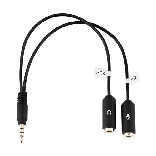S&eacute;parateur de c&acirc;ble Joby Wavo 3,5 mm Noir