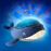 Projecteur dynamique Angelcare Baleine Aqua Dream Bleu_1