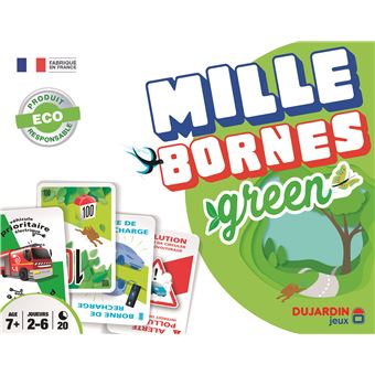Jeu de cartes Dujardin Mille Bornes Green