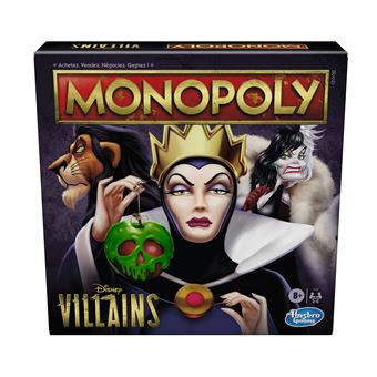 Jeu de société Hasbro Monopoly Edition Disney Les méchants