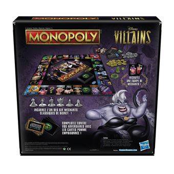 Jeu de société Hasbro Monopoly Edition Disney Les méchants