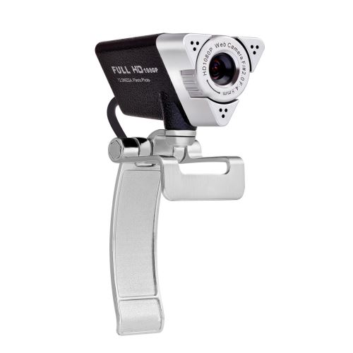 Webcam H'mc Argent et Noir pour ordinateur