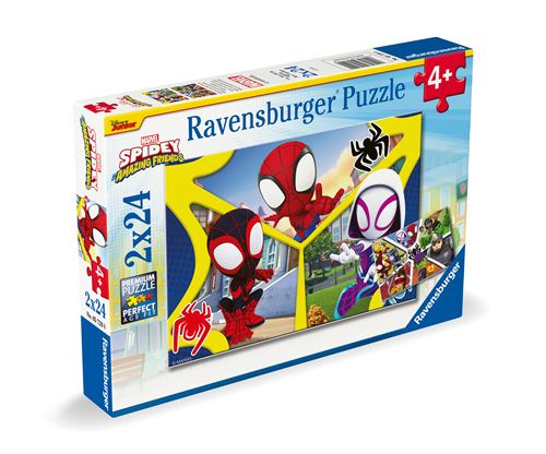Puzzles 2 x 24 pièces : Spidey et compagnie Ravensburger France - vue 3